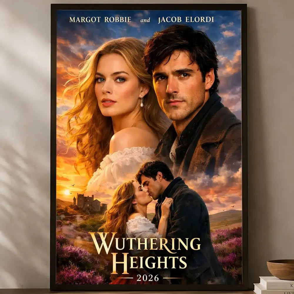 Wuthering Heights Wall Poster – Self-Stick HD PVC Wall Art Wall Art Poster Axl White02 60X90cmNoframe