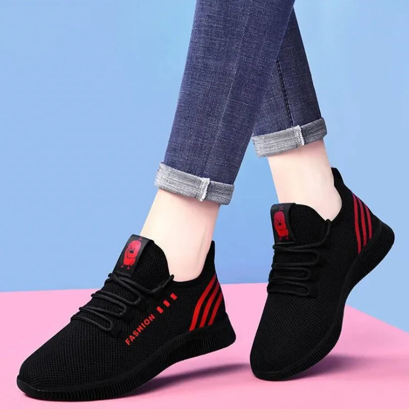 Women's Breathable Air Mesh Vulcanized Casual Sneakers Women's Sneakers Axl