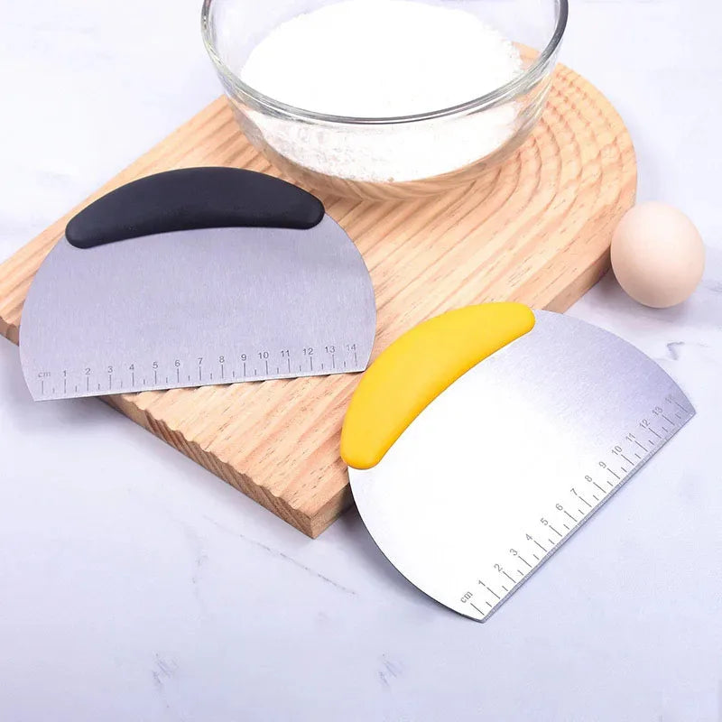 Stainless Steel Dough Scraper & Pastry Cutter | Kitchen Baking Tool Pastry & Dough Cutter Axl