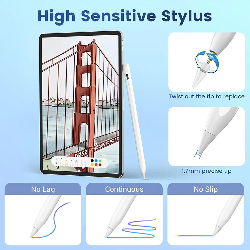 Universal Gradient Stylus Pen for iPad, Android & iOS Tablets Capacitive Stylus Pen Axl