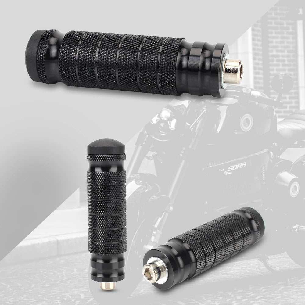 Universal CNC Aluminum Motorcycle Rear Footpegs – Rearset Pair Motorcycle Footpegs Axl