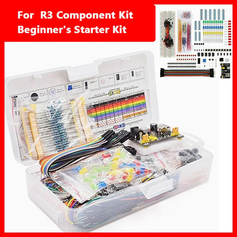 830-Point Breadboard Electronics Starter Kit | Arduino Components Electronics Starter Kit Axl Default Title