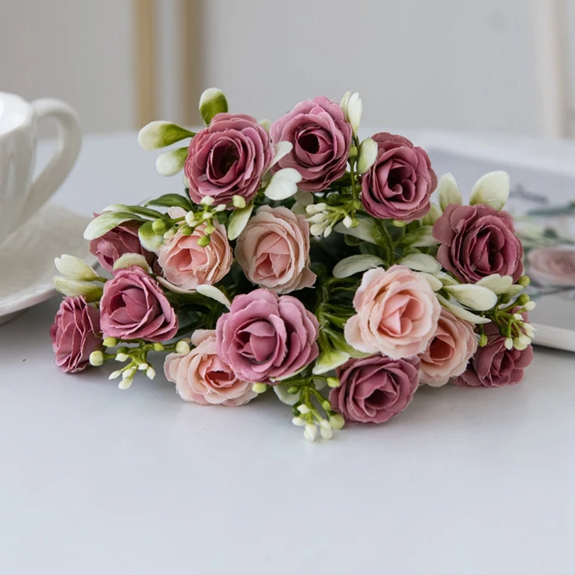 Silk Rose Artificial Flowers – Wedding, Wreath & Home Decor Artificial Silk Flowers Axl shahong