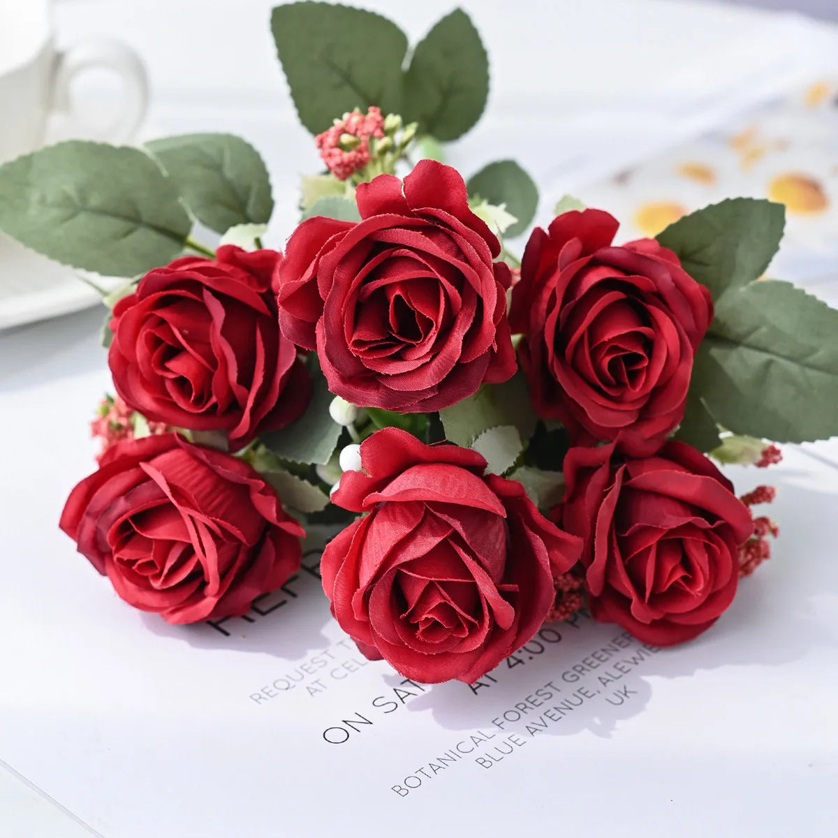 Silk Rose Artificial Flowers for Wedding, Home & Bouquet Decor Artificial Silk Flowers Axl color 3 1pc