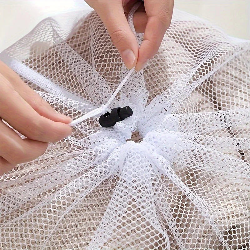 Mesh Laundry Bag with Drawstring – Durable Polyester & Reusable Mesh Laundry Bag Axl