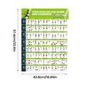 Resistance Band Workout Poster – Home Gym Exercise Wall Chart Gym Exercise Poster Axl AS show