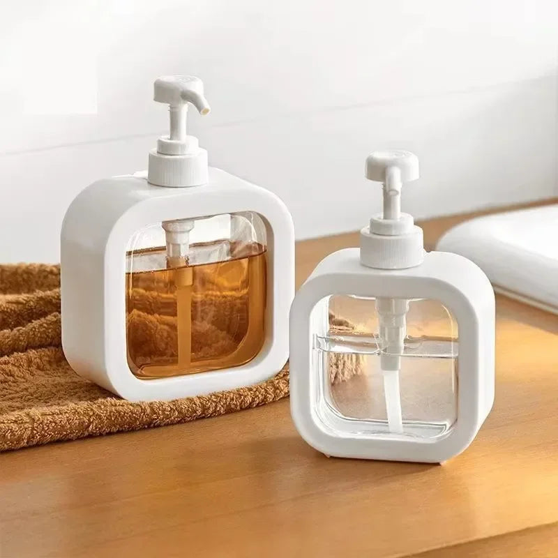 300/500ml Refillable Soap Dispenser – Pump Bottle for Bathroom Soap Dispenser Axl