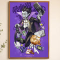 Vampire Dies in No Time Anime Wall Poster – Self-Adhesive HD Anime Wall Poster Axl White16 15X20cmNoframe