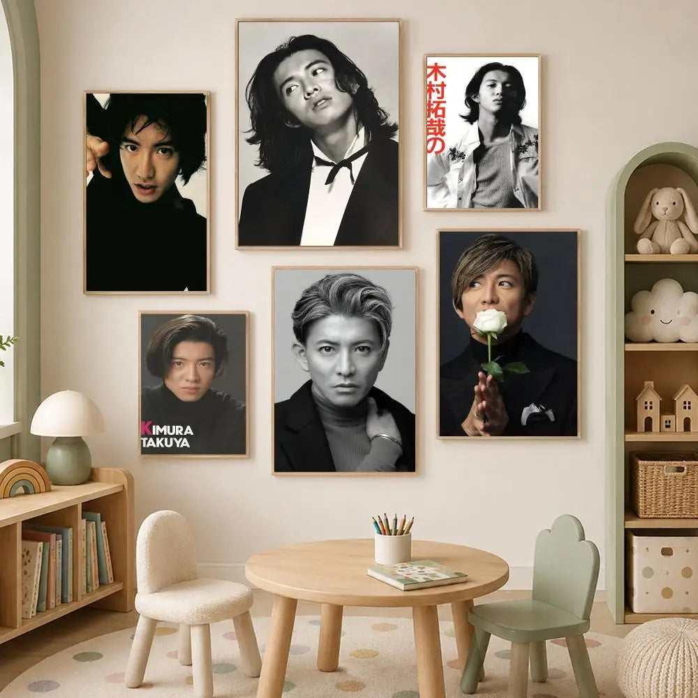 Takuya Kimura HD Wall Poster – Self-Stick Waterproof Art Decor Wall Art Poster Axl