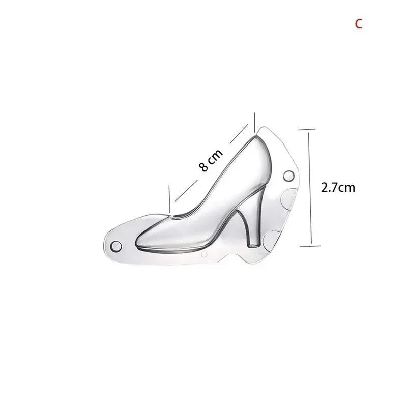 High Heel Shoe Silicone Mold – Chocolate, Candy & Cake Decor Silicone Baking Mold Axl S