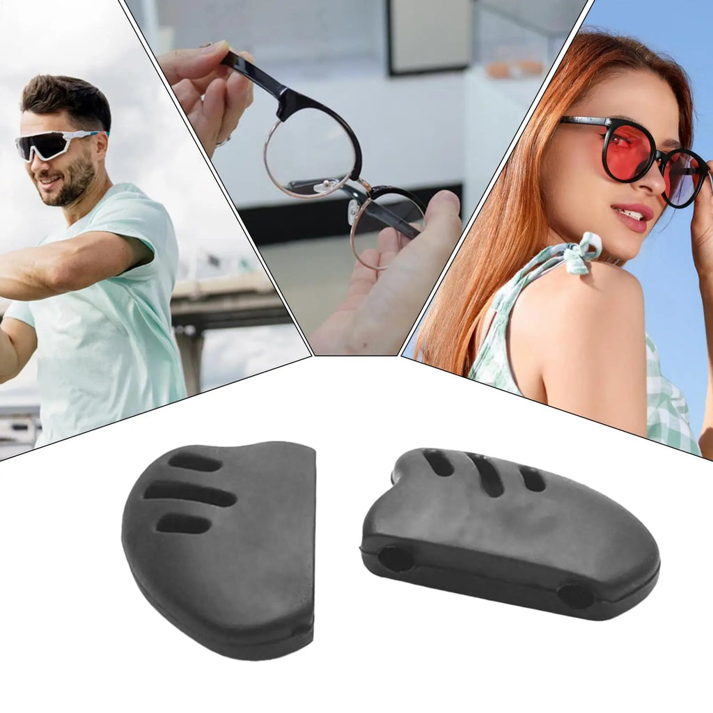 Anti-Slip Rubber Nose Pads for Cycling Sunglasses – 1 Pair Eyeglass Nose Pads Axl