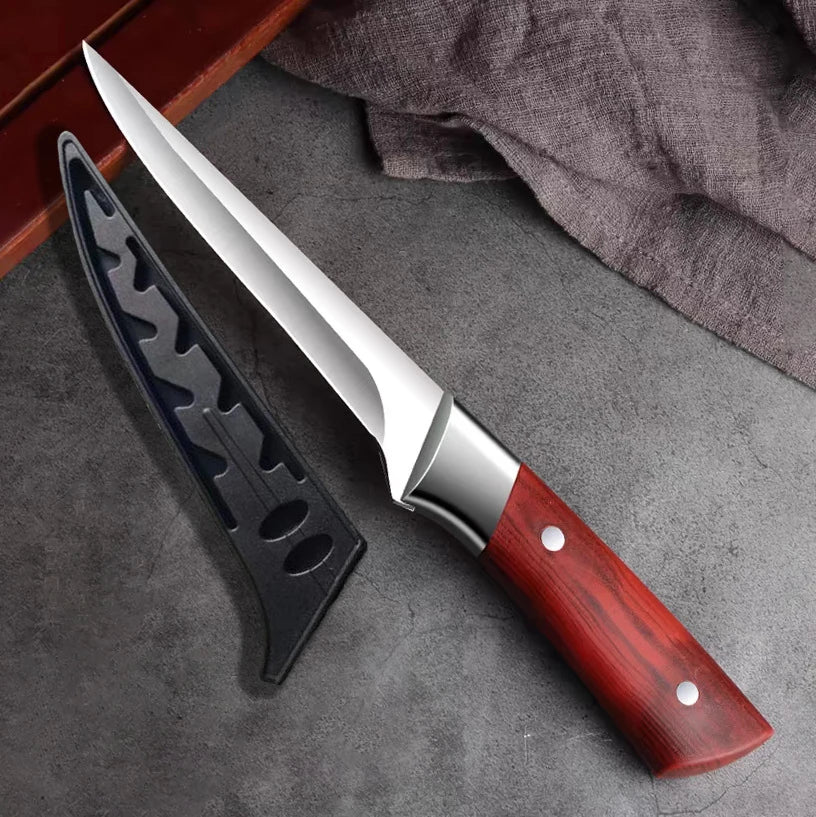 Professional Stainless Steel Boning Knife with Anti-Slip Handle Boning Knife Axl 1pcs C