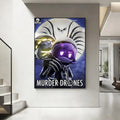 Murder Drones HD Wall Poster – Waterproof Anime Art Print Wall Art Poster Axl White14 50X70cmNoframe
