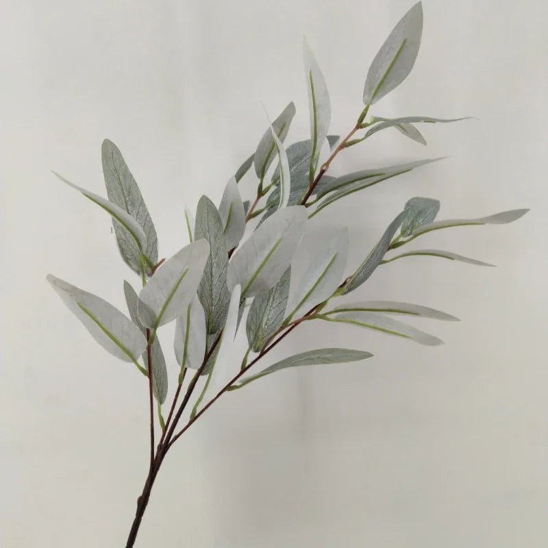 Artificial Green Leaf Stem – Fake Foliage Branch for Floral Decor Artificial Foliage Stem Axl