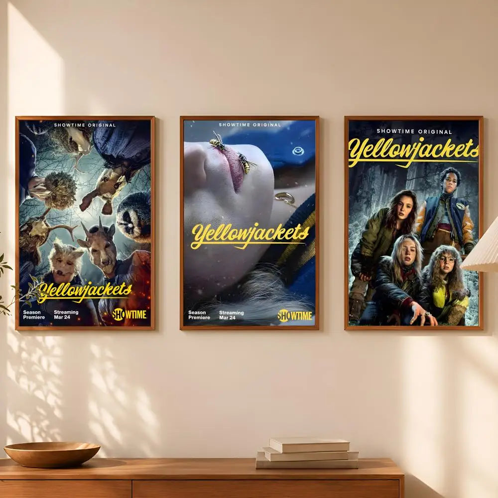 Yellowjackets Show Poster – Self-Stick Waterproof HD Wall Art Wall Art Poster Axl