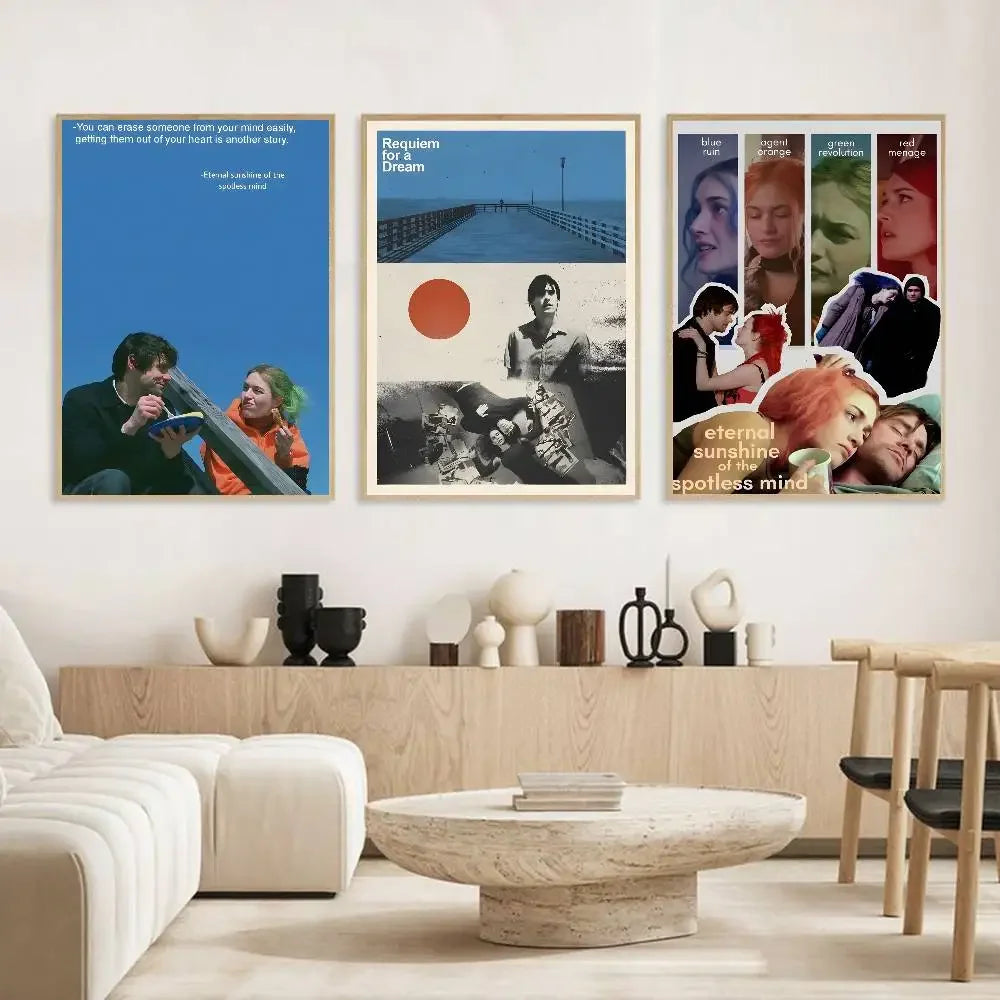 Eternal Sunshine Spotless Mind HD Poster – Self-Adhesive Movie Wall Poster Axl