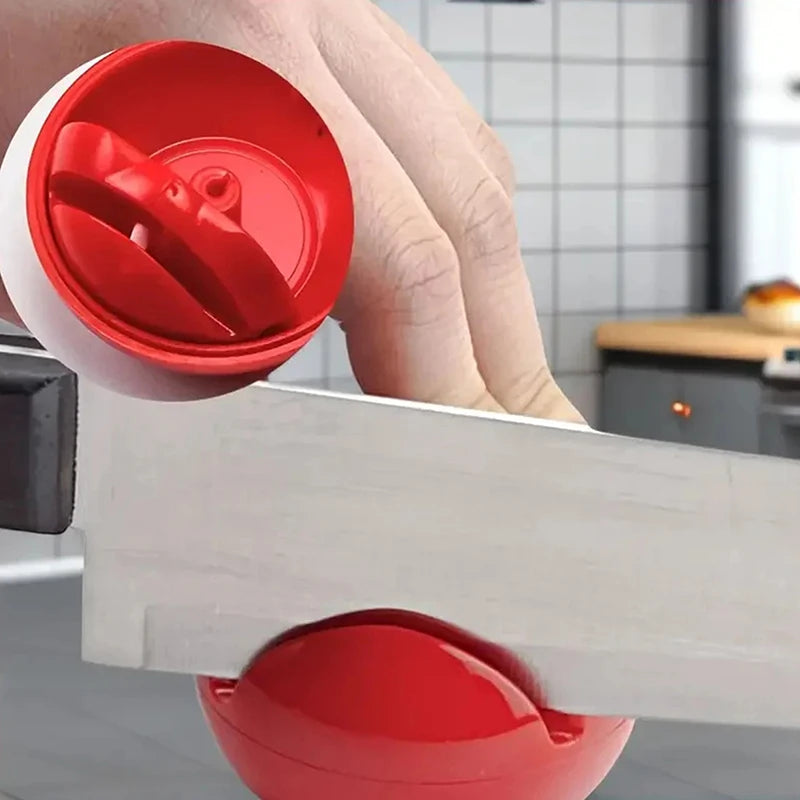 Tomato Shape Mini Knife Sharpener – Portable Kitchen Tool Knife Sharpener Axl