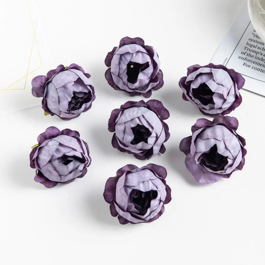 Pink Silk Peony Buds 10/50 Pcs – Artificial Flowers for Crafts Artificial Silk Flowers Axl color 7 50 pieces