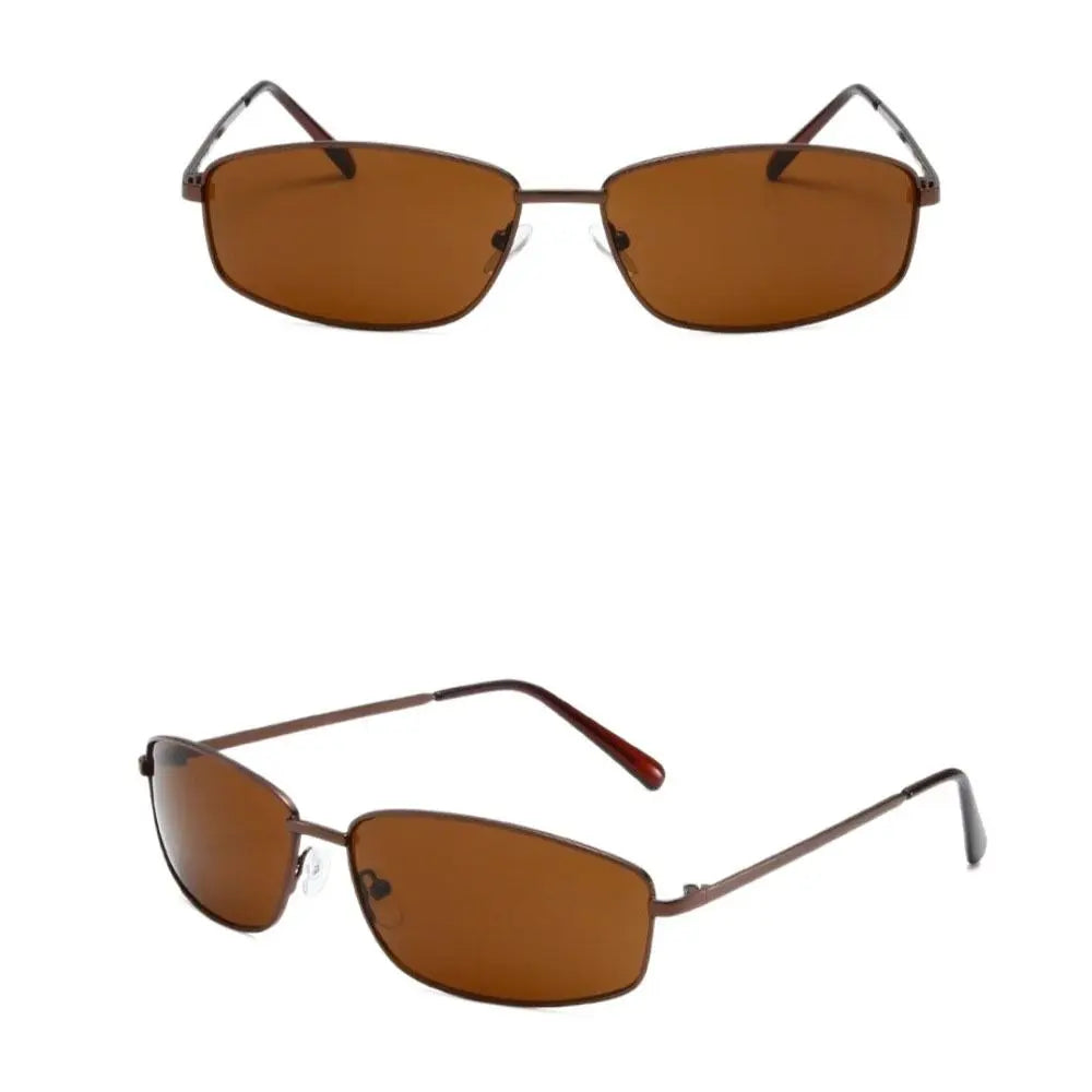 Y2K Square Sunglasses UV400 Metal Frame – Outdoor Shades Fashion Sunglasses Axl