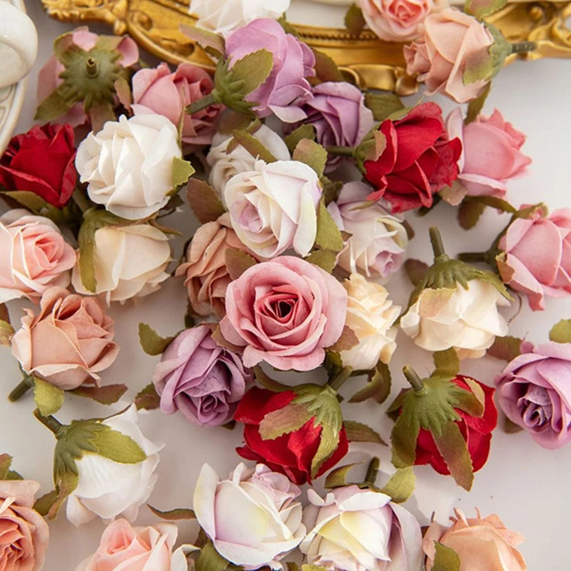 Artificial Silk Rose Heads Bulk – Wedding & Home Décor Artificial Silk Flowers Axl