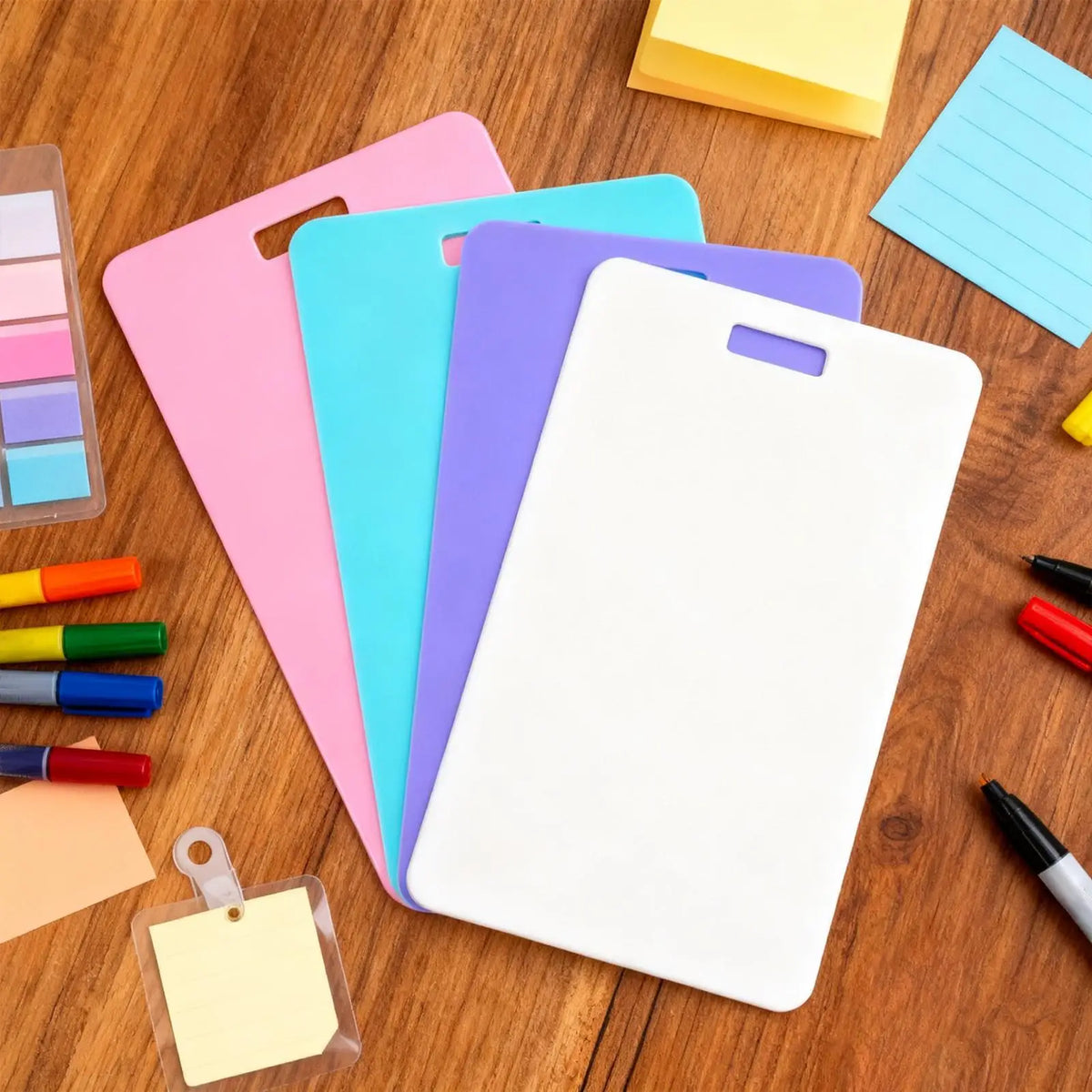 Erasable Badge Notes 4-Pack – Pocket Dry-Erase Memo Pads Dry Erase Badge Pad Axl