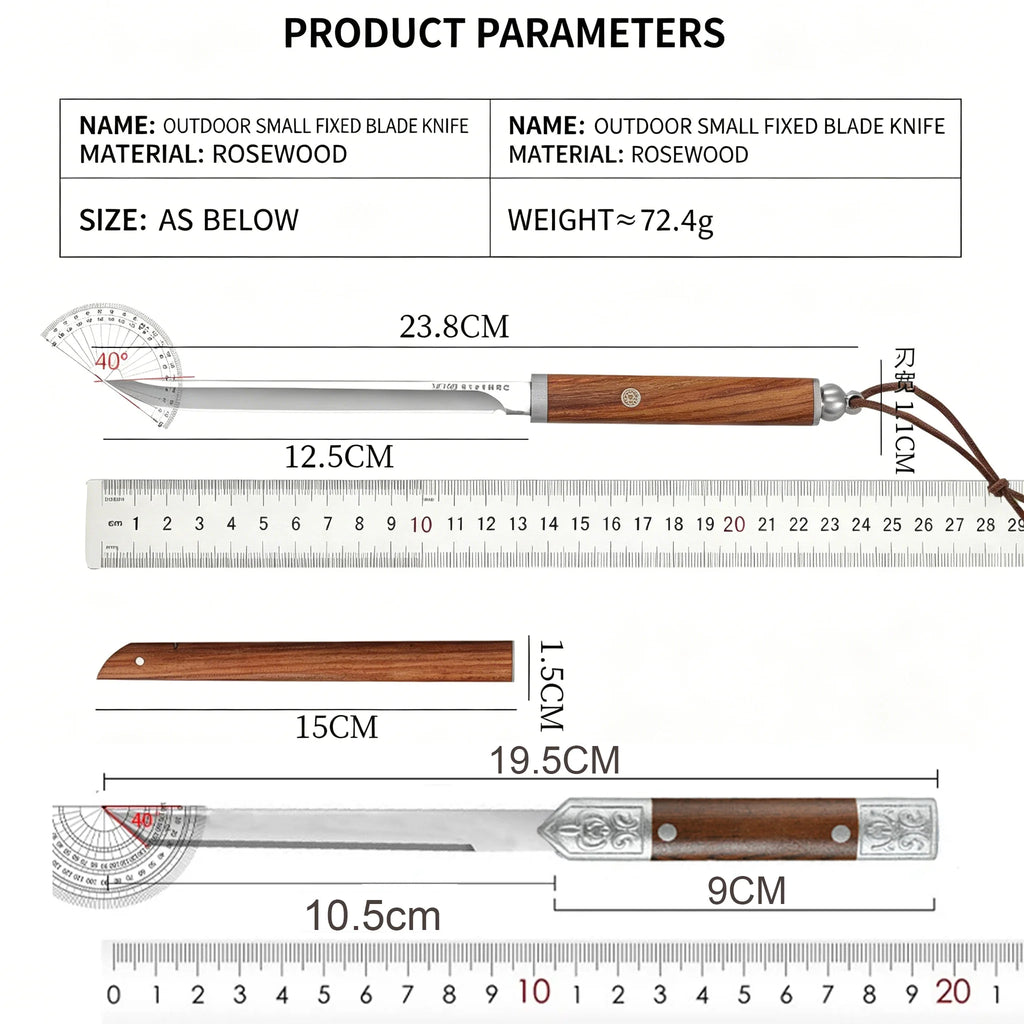 Carbon Steel Kitchen Knife Set – Chef, Boning & BBQ Blade Kitchen Knife Set Axl