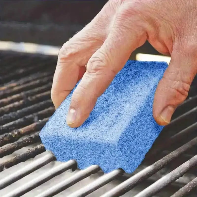5-Pack BBQ Cleaning Sponges – Heat Resistant Non-Scratch Silicone BBQ Cleaning Sponges Axl