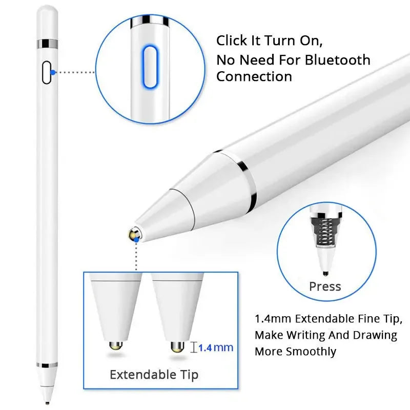 Universal Active Stylus Pen – iPad, Android & Tablet Active Stylus Pen Axl
