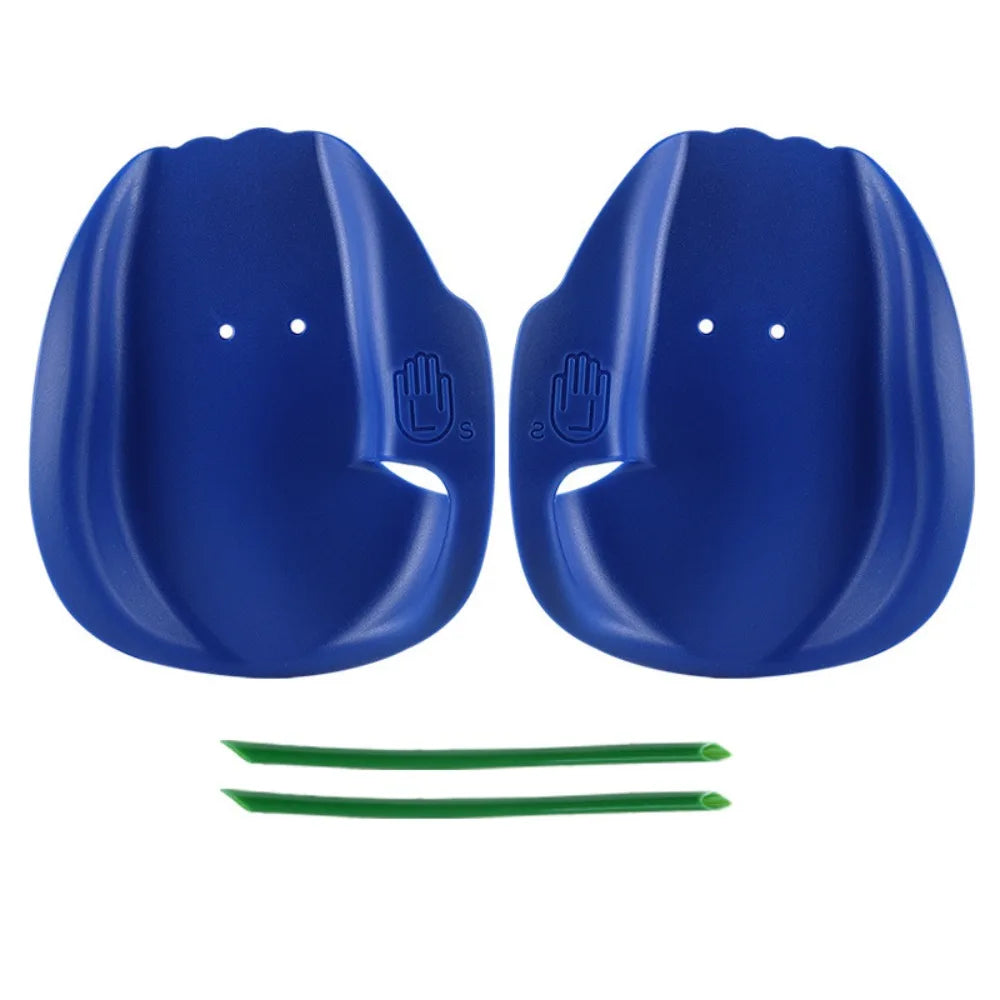PVC Swim Hand Paddles – Adjustable Youth Swimming Training Swim Training Paddles Axl Dark Blue