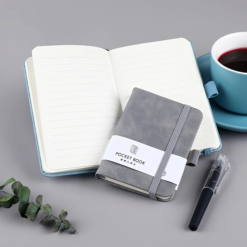 4-Pack A7 Mini Pocket Planner – PU Leather Weekly Notebook Pocket Planner Notebook Axl