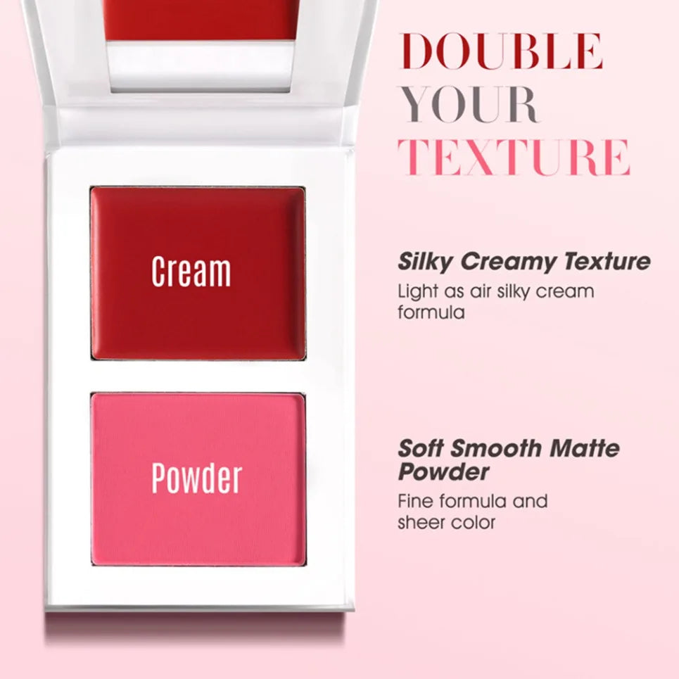 Dual Color Creamy Blush – Matte Vegan Private Label Blusher Cream Blush Axl