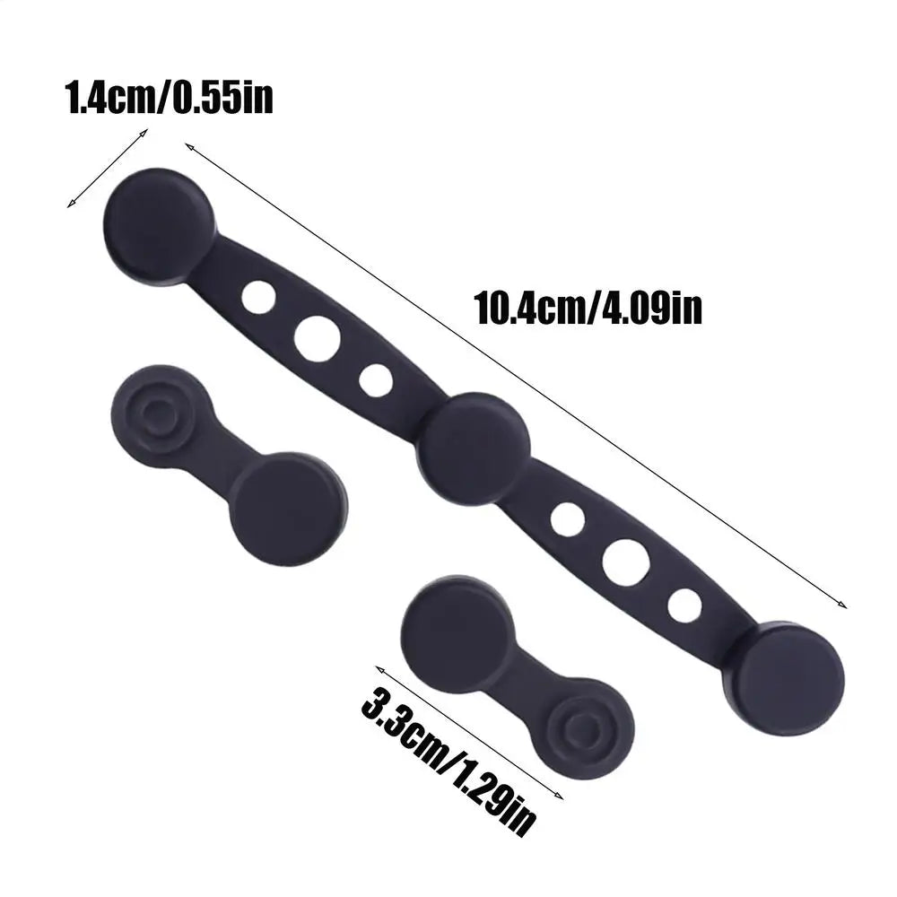 Air Fryer Silicone Magnet Clips – Food-Grade Liner Stabilizer Air Fryer Accessory Axl Black