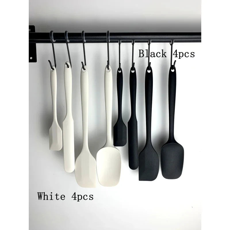 4-Piece Silicone Spatula Set – Heat Resistant Kitchen Utensils Silicone Spatula Set Axl