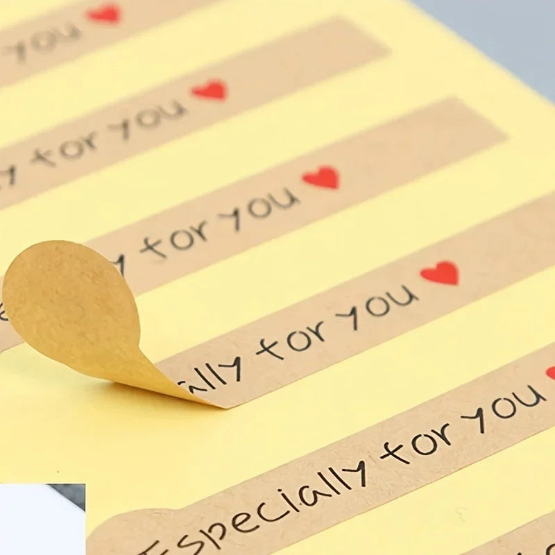 Kraft Paper "Especially For You" Scrapbooking Gift Labels Scrapbooking Stickers Axl