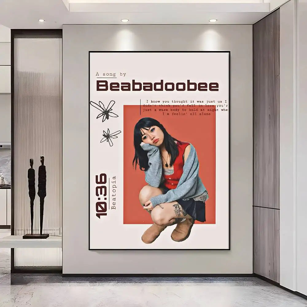 Beabadoobee Album Poster – HD Self-Adhesive Waterproof Wall Art