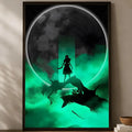 Alice Madness Returns HD PVC Wall Poster – Self-Stick Decor Wall Art Poster Axl White17 60X90cmNoframe