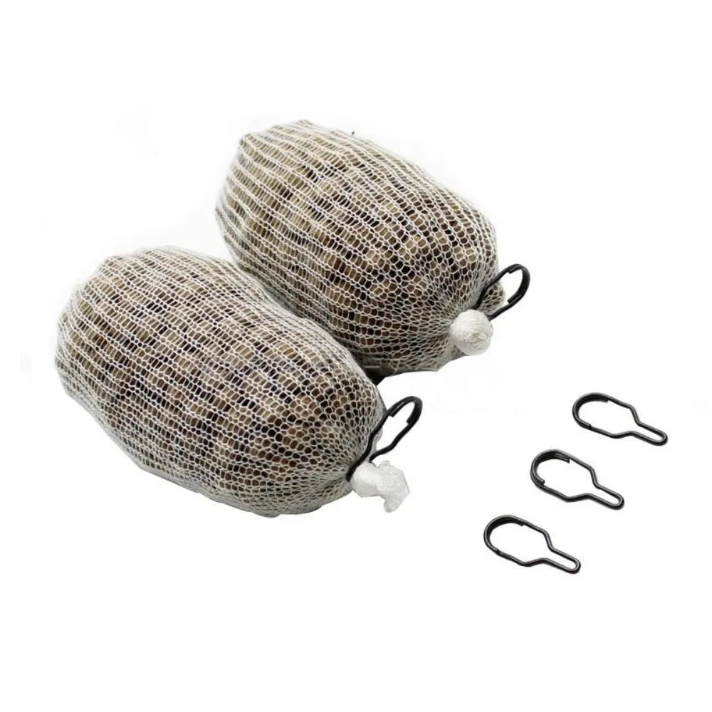 30pcs Metal PVA Bag Clips – Gourd-Shaped Carp Fishing Connectors Carp Rig Clips Axl