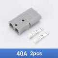 40A 600V Battery Power Connector Plug – Forklift & Industrial Industrial Power Connector Axl Gray