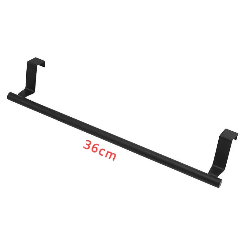 Over Cabinet Door Towel Rack – Punch-Free Stainless Steel Bar Cabinet Door Towel Rack Axl 1Pcs L-3687