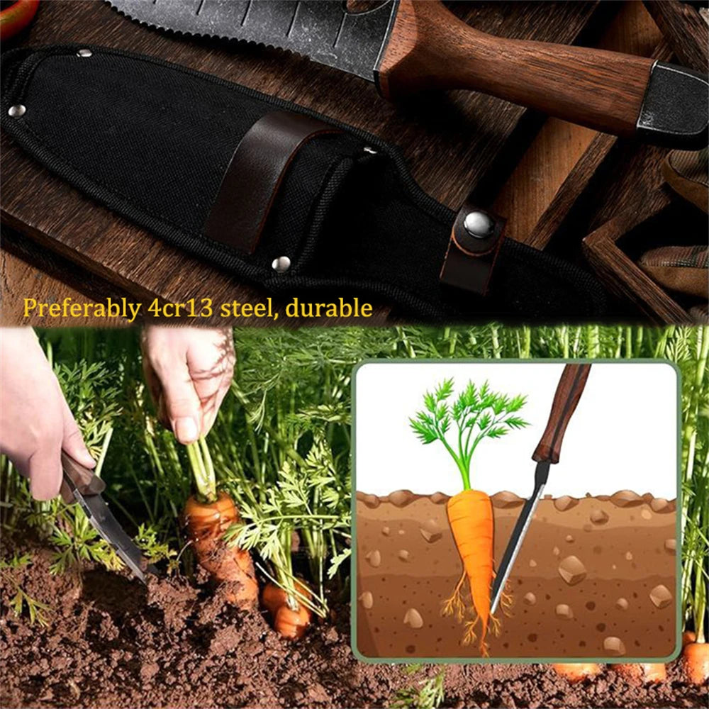 Stainless Steel Garden Trowel Rake Cultivator & Weeder Set Garden Hand Tool Set Axl