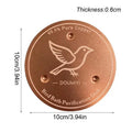 Pure Copper Bird Bath Purification Disk | Algae-Inhibiting Bird Bath Accessory Axl 10cm