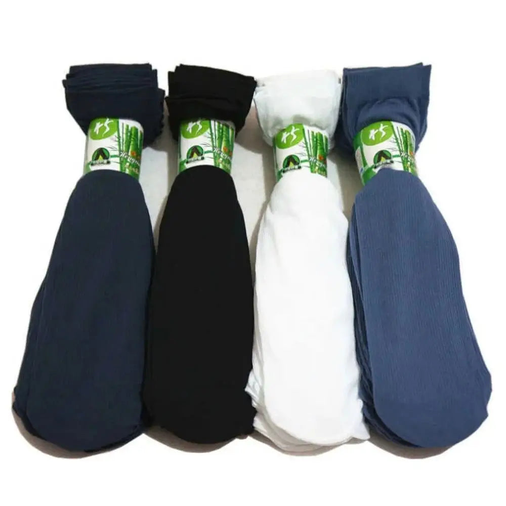 10 Pairs Men's Bamboo Fiber Ankle Socks – Ultra-Thin Breathable Men's Ankle Socks Axl
