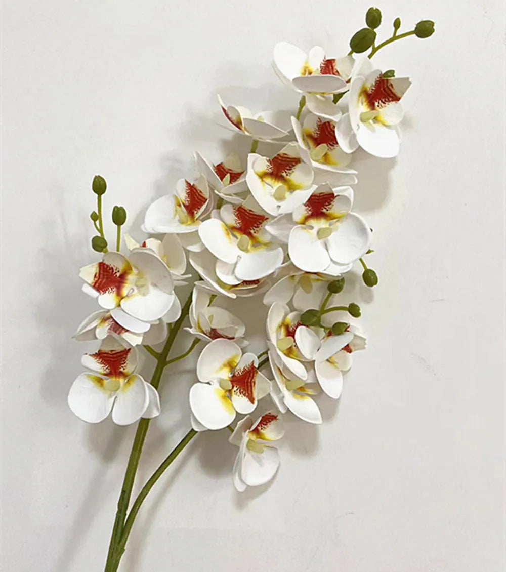 Real Touch Artificial Orchid – 21-Head Mini Phalaenopsis Branch Artificial Flower Branch Axl 16