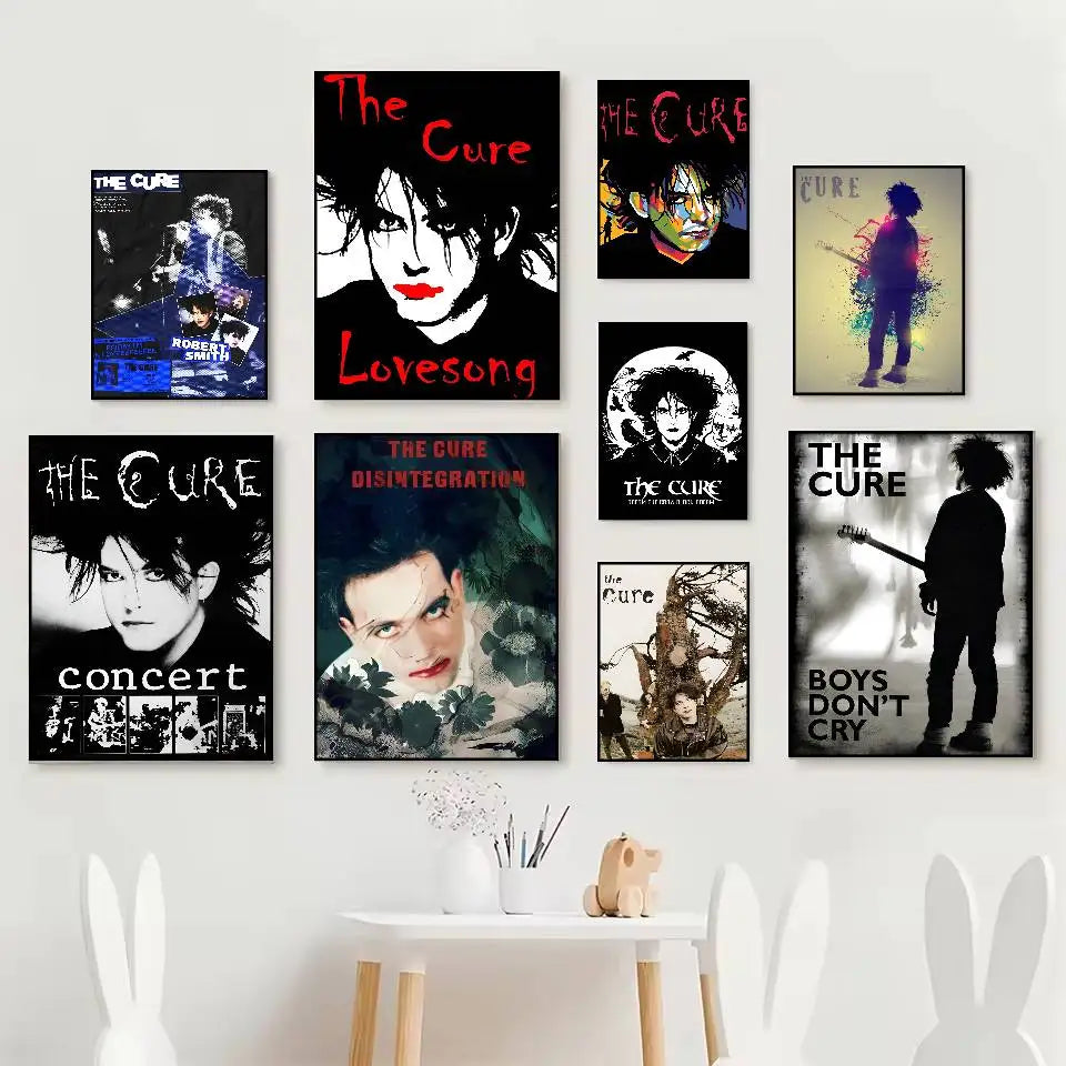Rock Band HD Music Poster – Self-Adhesive Waterproof Wall Decor Music Wall Poster Axl
