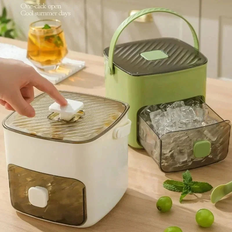 48-Grid One-Touch Ice Cube Tray – Easy Release Reusable Mold Ice Cube Tray Axl