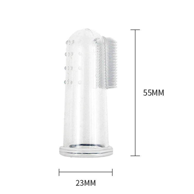Silicone Pet Finger Toothbrush for Dogs & Cats | Oral Care Pet Finger Toothbrush Axl