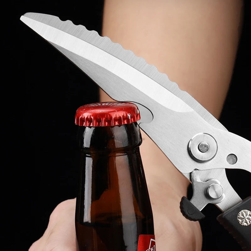 Heavy-Duty Stainless Steel Kitchen Shears – Poultry & BBQ Kitchen Shears Axl