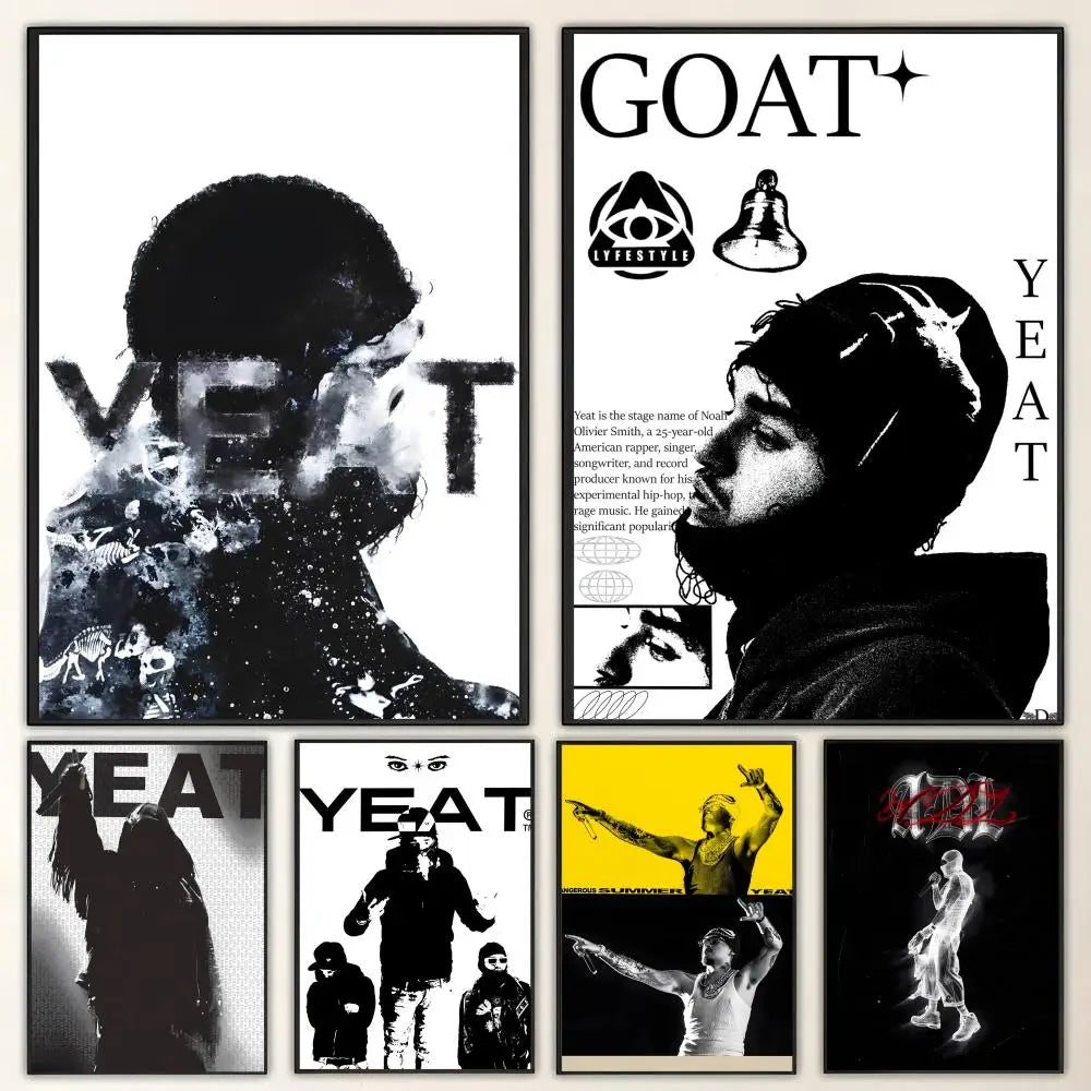 Yeat Rapper HD Poster – Aesthetic Wall Art Décor Wall Art Poster Axl
