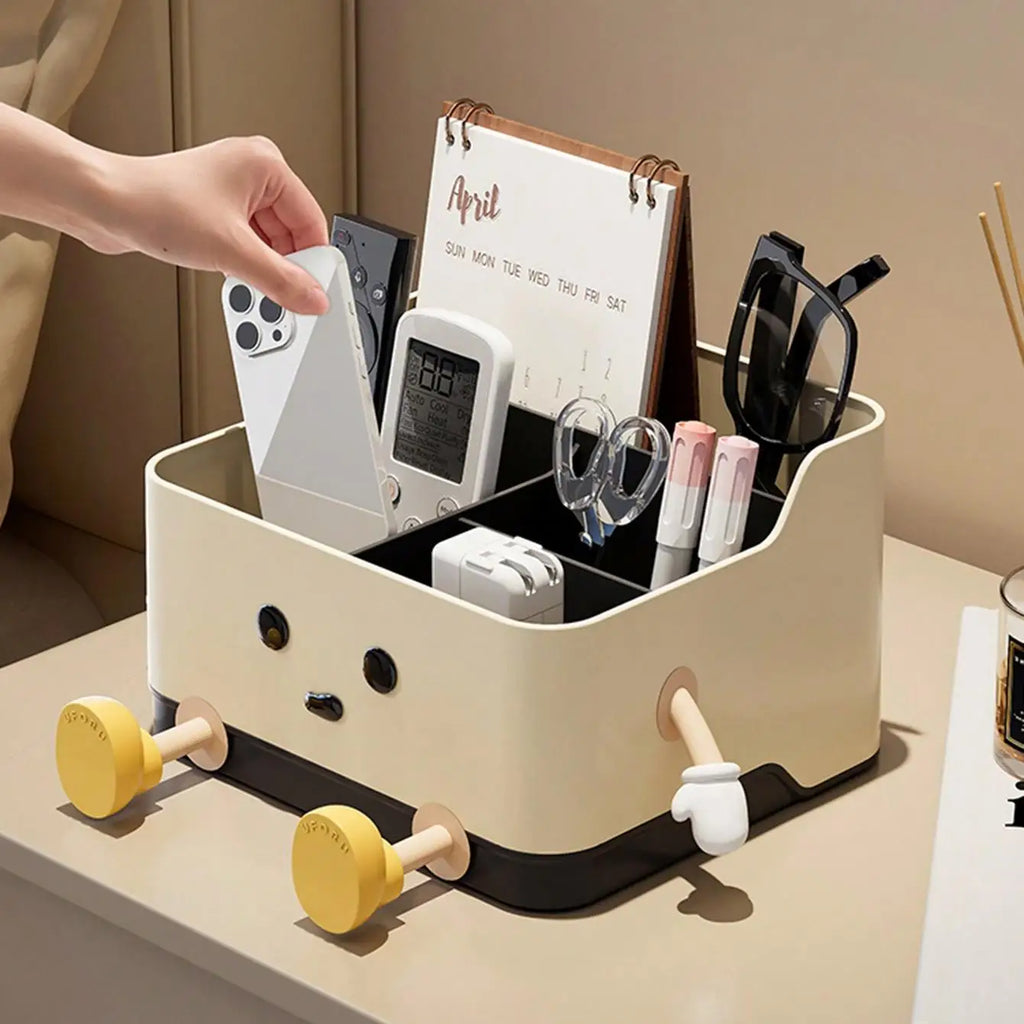 Multifunctional Desktop Cosmetic Storage & Display Box Desktop Storage Organizer Axl Sitting posture
