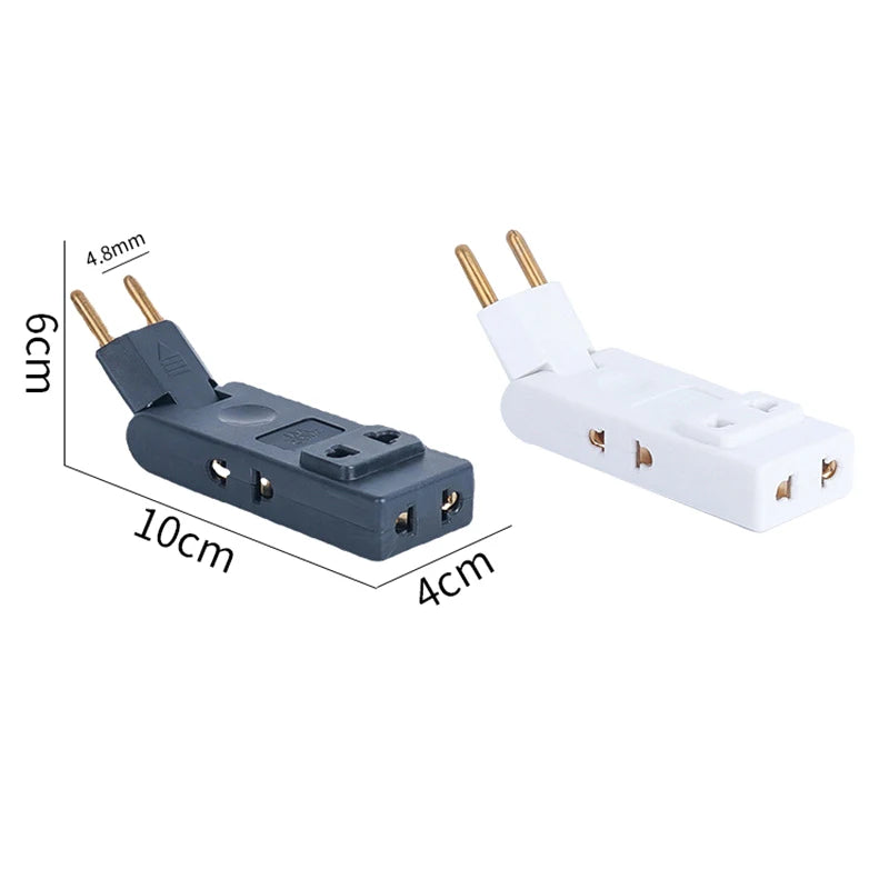4-in-1 EU Wall Socket Adapter | 180° Rotatable Plug Converter Socket Plug Adapter Axl